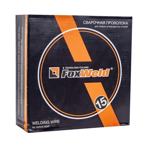 Foxweld Проволока сварочная омедненная Св.08Г2С (ан.ER70S-6) д. 1,2мм, D300, 15кг (Россия)