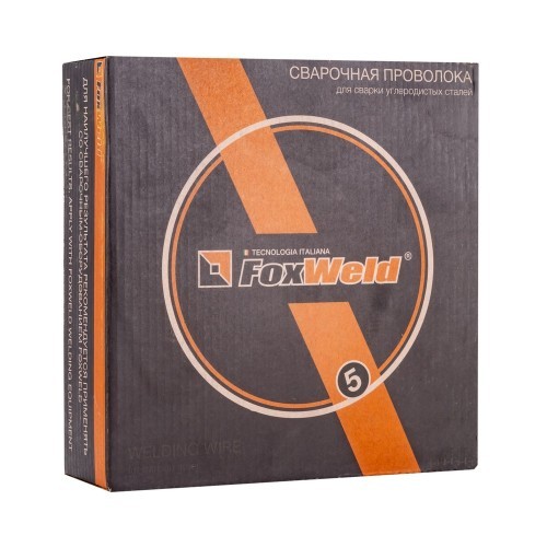 Foxweld Проволока сварочн. омедн. ER70S-6 (ан.Св08Г2С) д.1,0мм D200 (5кг)
