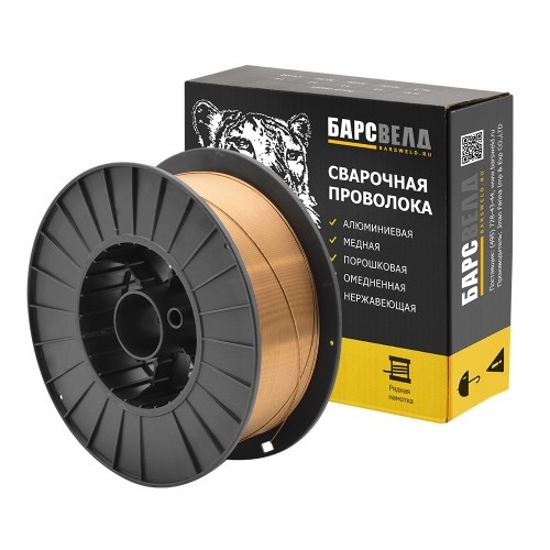 Проволока медная БАРСВЕЛД SG-CuSn ф 1,6 мм (кассета 15 кг)