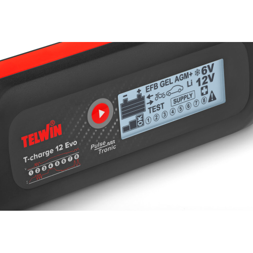 Зарядное устройство TELWIN T-CHARGE 12 EVO (220В, 6-12В)