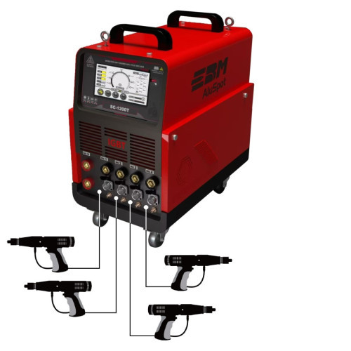 Аппарат для приварки шпилек вытянутой дугой ЕВМ AluSpot 5000