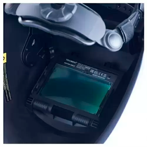 Сварочная маска с автоматическим светофильтром (АСФ) Хамелеон Tecmen ADF 730S TM15 синяя