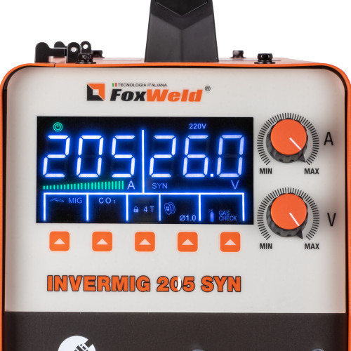 Сварочный полуавтомат FoxWeld Invermig 205 SYN (230В, 200А)